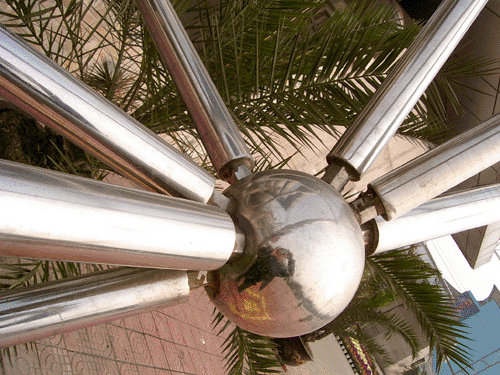 榆树不锈钢螺栓球网架